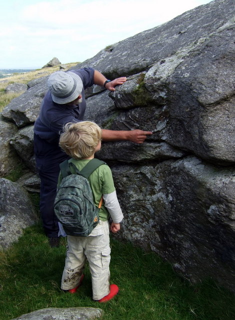 Young and old Earth scientists in the field.